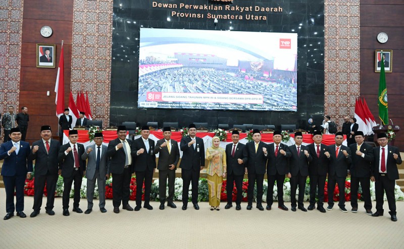 Gubernur Bobby Nasution Saksikan Pidato Presiden Prabowo soal RUU APBN 2027
