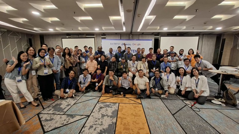 Gandeng Google dan Kompas, UKW Nasional di Medan Sukses Uji Puluhan Wartawan Sumut