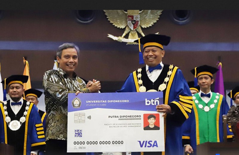 BTN dan UNDIP Resmi Luncurkan KTM Co-Branding untuk 17.000 Mahasiswa Baru