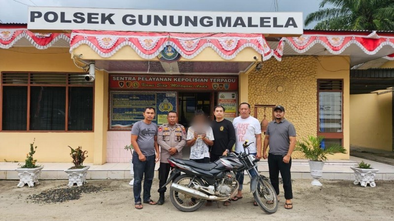Pelaku Curanmor Asal Simalungun Akhirnya Diringkus Polsek Gunung Malela