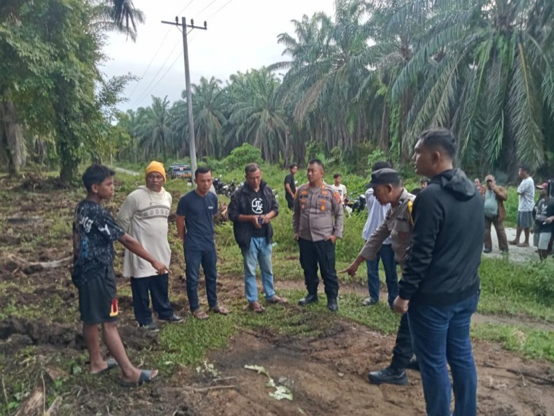 Penemuan Jenazah di Kebun Marihat, Ini Dilakukan Polsek Gunung Malela