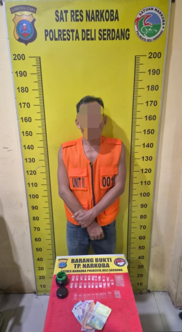 Pengedar Sabu di Sekip Lubuk Pakam Ketangkap