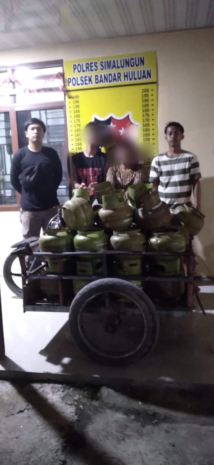 Dua Bandit Gasak 34 Tabung Gas Melon