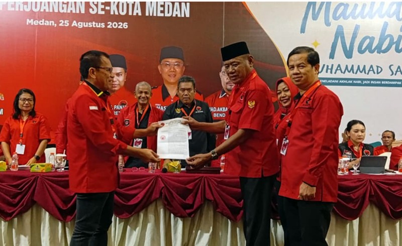 Buka Musancab PDI Perjuangan se- Kota Medan, Rapidin Simbolon Instruksikan Kader, Fraksi dan Pengurus Guyub ke Akar Rumput
