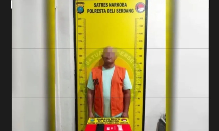 Satres Narkoba Polresta Deli Serdang Ringkus Pria 56 Tahun Diduga Pengedar Sabu