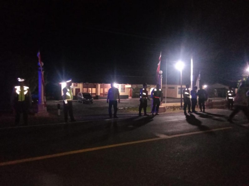 Sat Lantas Polres Simalungun Patroli Malam Jalur Siantar-Parapat, Antisipasi Balap Liar dan Kejahatan Jalanan Diakhir Pekan