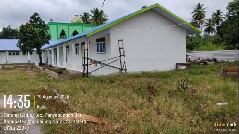 Terbang Gara-Gara Angin&rdquo;, Papan Informasi Proyek SDN 140 Tarutung Julu Rp1,2 Miliar Tak Terlihat