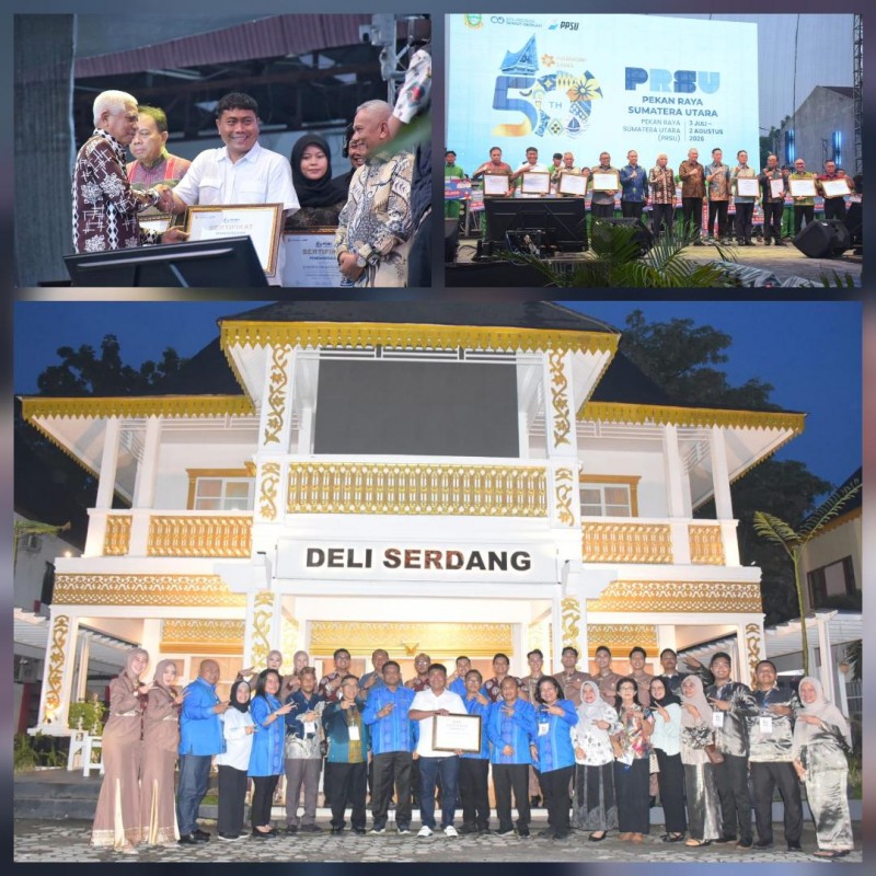 Paviliun Deliserdang Raih Terbaik I PRSU ke-50