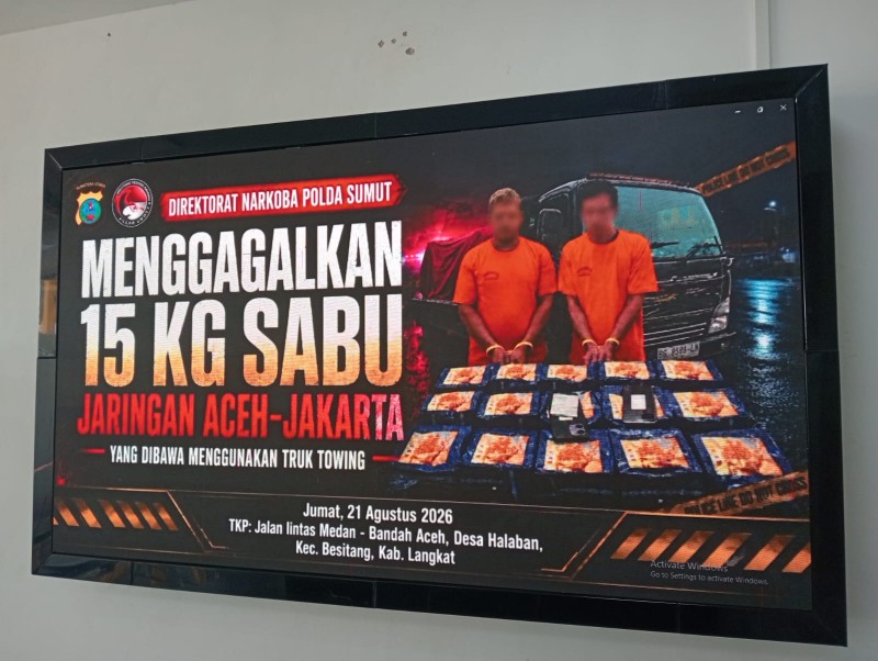 Mobil Towing Jadi Modus Pengiriman 15 Kg Sabu