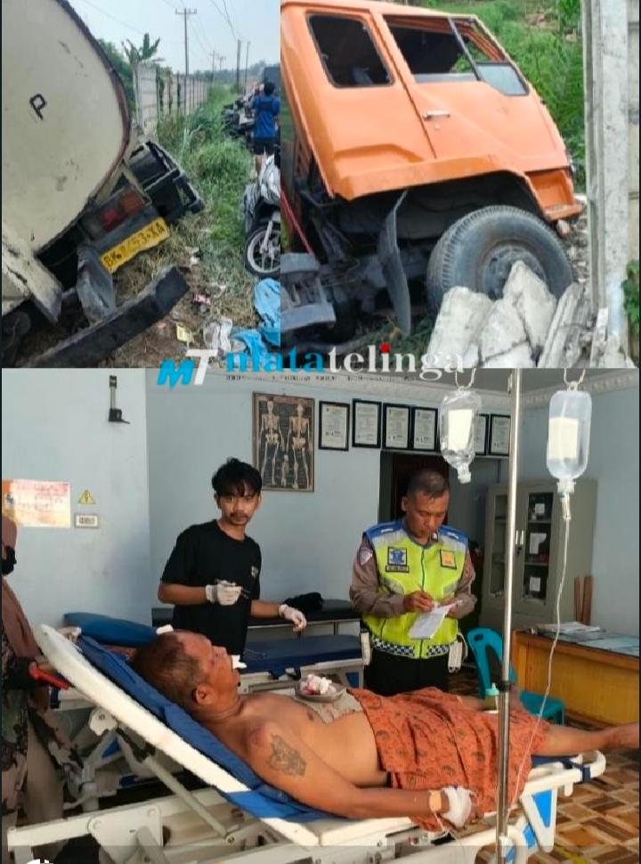 Pekerja Pengaspalan Jalan Disambar Truk Tangki di Jalinsum Asahan