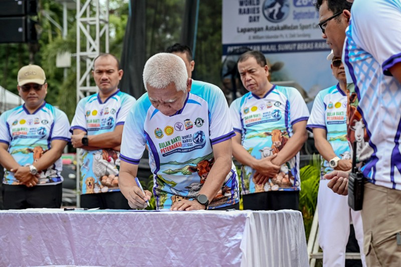 Sumut Deklarasikan Bebas Rabies 2030, Pemprov Pastikan Ketersediaan Vaksin