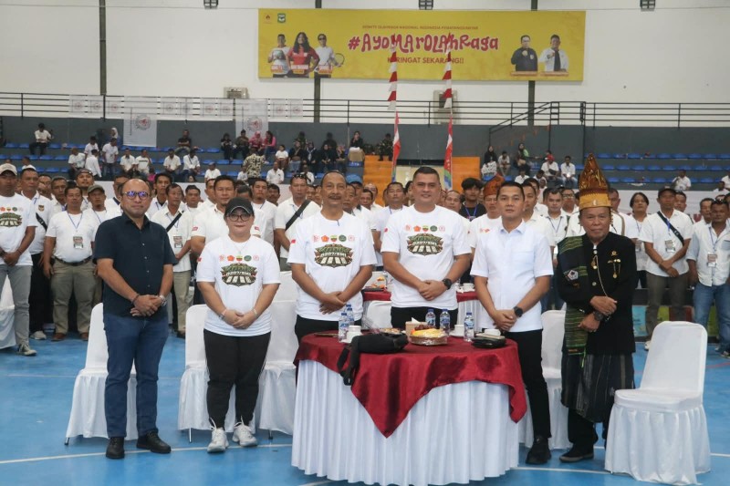 Kapolres Simalungun Hadiri Opening Tournamen Domino Orado 101 Piala Panglima TNI, Dukung Pemecahan Rekor MURI Sambut HUT TNI Ke-81