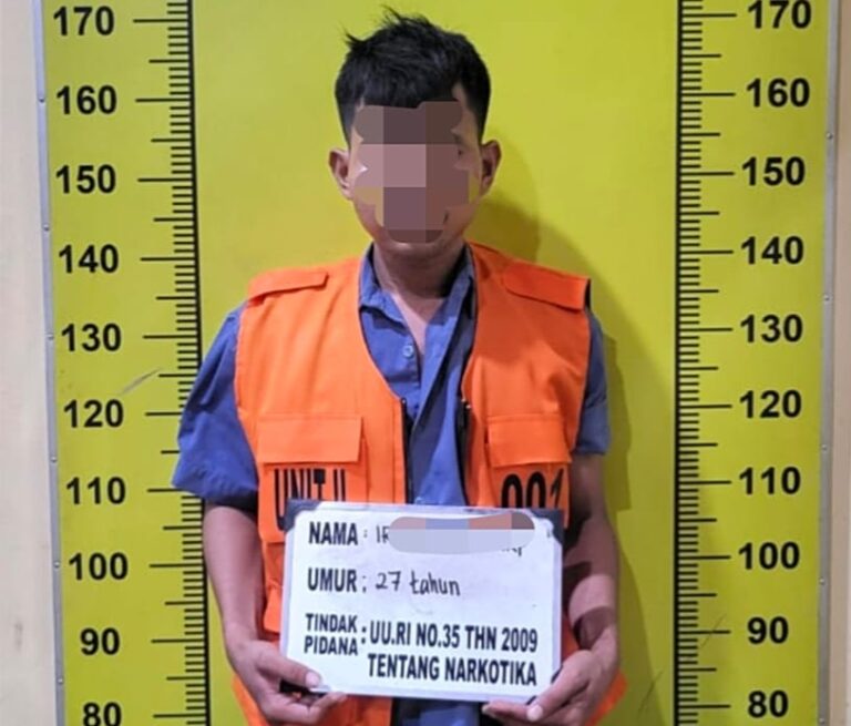 Pemilik Sabu 4,48 Gram Sempat Coba Kabur Ditangkap Polresta Deli Serdang
