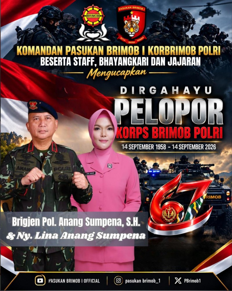 Danpas I Brimob Polri : Tingkatkan Profesionalitas dan Dedikasi