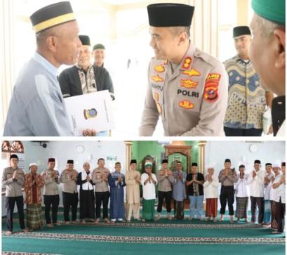 Safari Jum&rsquo;at di Masjid Istiqomah Kampung Sawah Padang Bulan, Ini Pesan Yang Disampaikan Kapolres Labuhanbatu