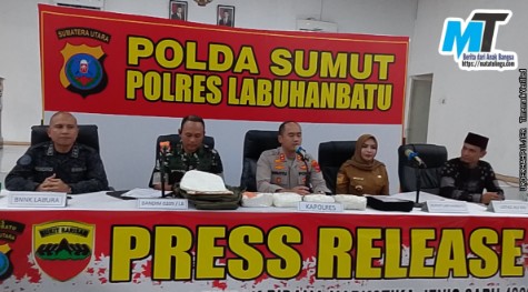 Bupati Labuhanbatu Maya Hasmita Apresiasi Kinerja TNI / Polri   Berkolaborasi Menghempang "Bisnis Haram"   Narkoba,