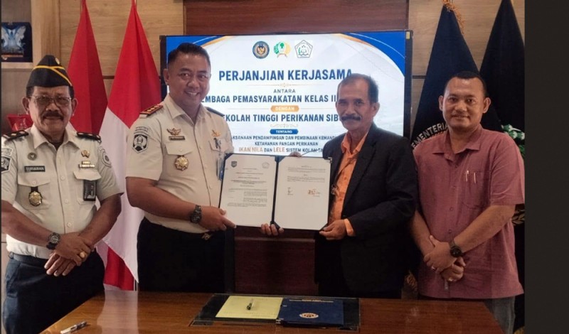 Memanusiakan Manusia, Sekolah Tinggi Perikanan Jalin Kerjasama dengan Lapas Kelas II A Sibolga