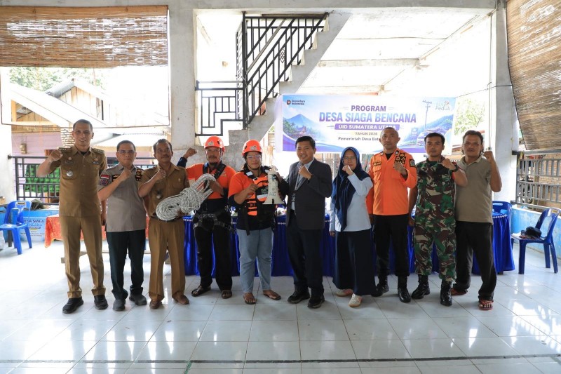 Perkuat Kesiapsiagaan Masyarakat, PLN dan BPBD Resmikan Program Desa Siaga Bencana di Batu Mbelin