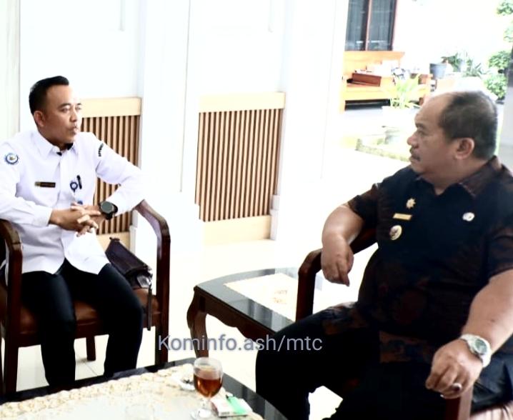Kunjungan Pengawasan & Pengujian Mutu Hasil Kelautan dan Perikanan (PPMHKP) Tanjung Balai Asahan  Disambut Bupati