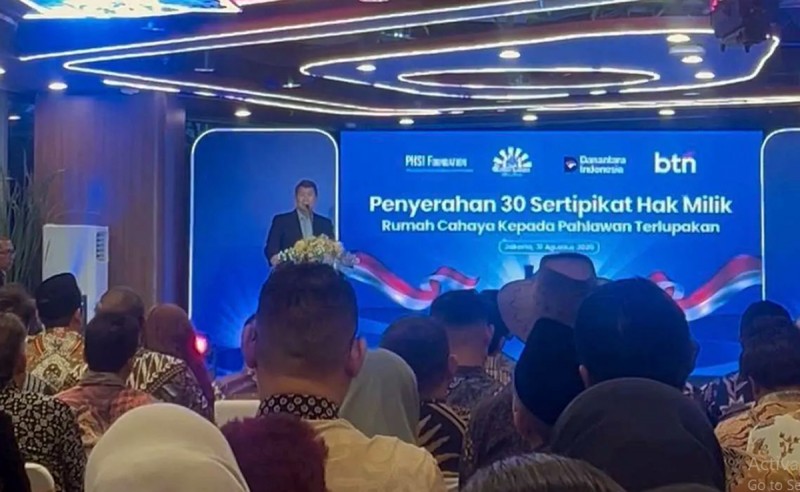 BTN Dukung Program Rumah Cahaya, 30 Pahlawan Indonesia Terima Hunian Layak