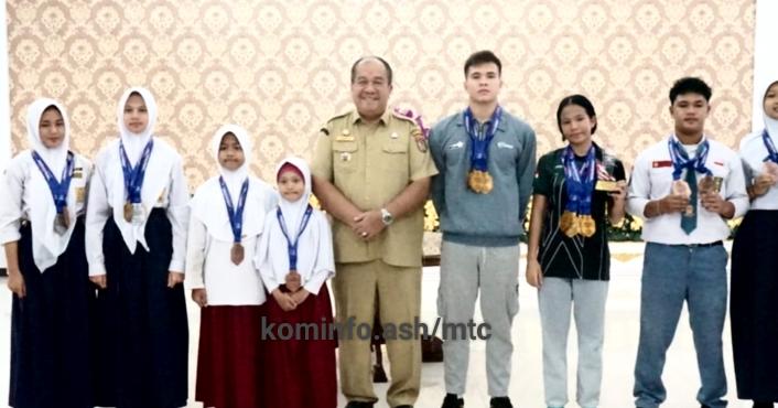 22 Medali Diraih Atlet Renang, Bupati Asahan Bangga Dan Berikan Apresiasi