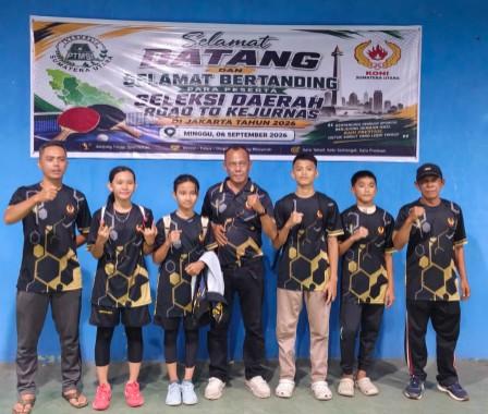 Dua Petenismeja Pa/Pi U15 Dari Labuhanbatu Lolos Ke Kejurnas Tenis Meja Kelompok Umur & Umum 2026 di Jakarta