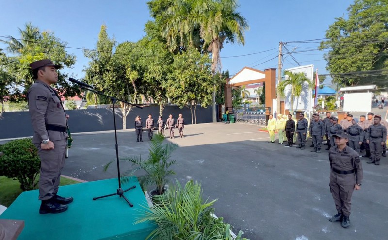 Kejari Poso, Cabjari Tentena dan IAD Daerah Poso Gelar Upacara Peringatan Hari Lahir Kejaksaan RI yang ke-81