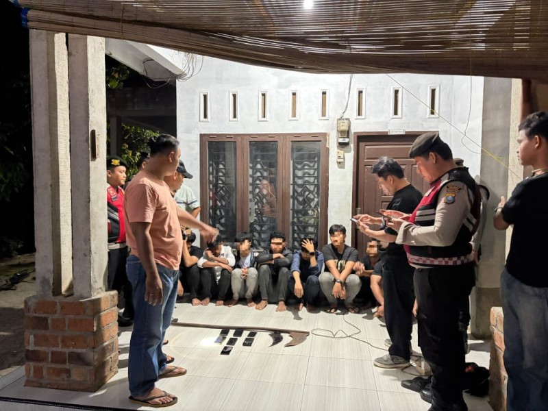 Tim Sergap Polres Asahan Amankan 10 Remaja Diduga Hendak Tawuran, Sajam dan 6 Sepeda Motor Diamankan
