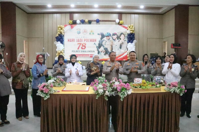 Peringati HUT ke-78, Polres Simalungun Gelar Syukuran Polwan Usung Tema "One Police Woman, Extraordinary Impact