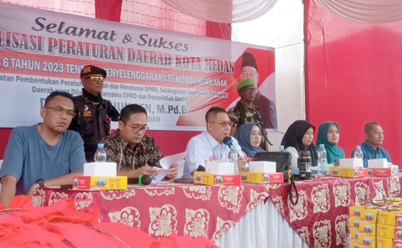 Sosper di Medan Tembung, Wong Cun Sen Ajak Warga Berdoa Untuk Bencana dan Korban bencana