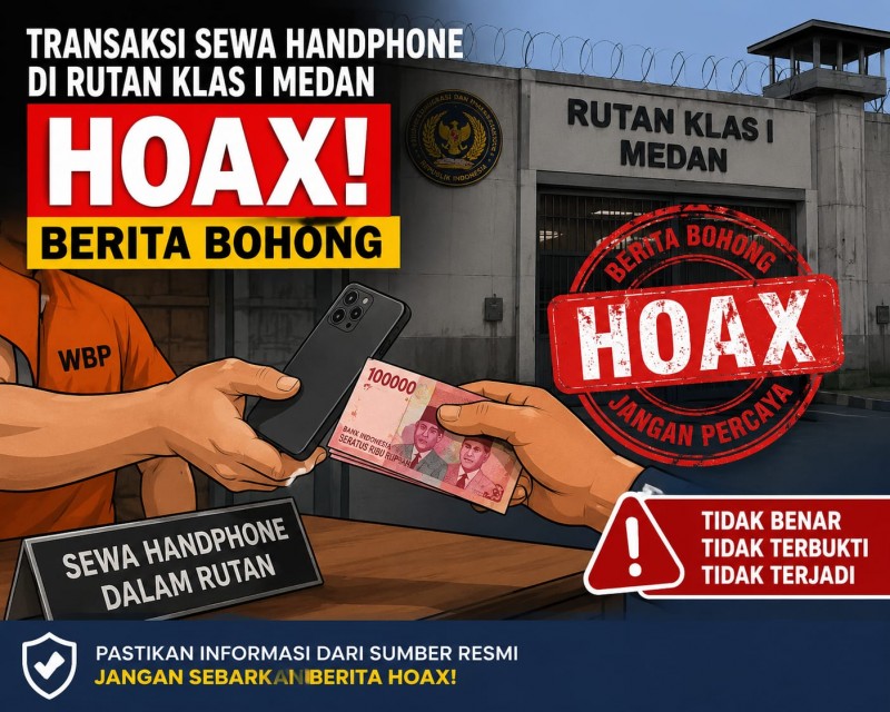 Istri Boby Santana Sembiring Bantah Informasi Soal Transaksi Sewa HP di Rutan Kelas I Medan