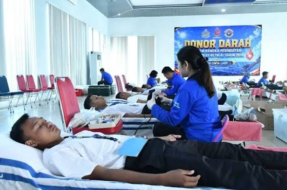 Kodaeral I Belawan Gelar Donor Darah