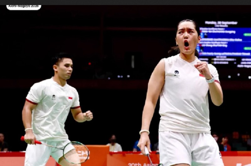 Kalahkan Wakil China, Amri/Nita Melangkah ke Final Asian Games Aichi-Nagoya 2026