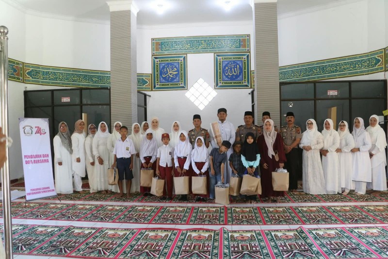 Peringati Hari Kesatuan Gerak Bhayangkari, Kapolres Simalungun Gelar Doa Bersama dan Santuni Anak Yatim