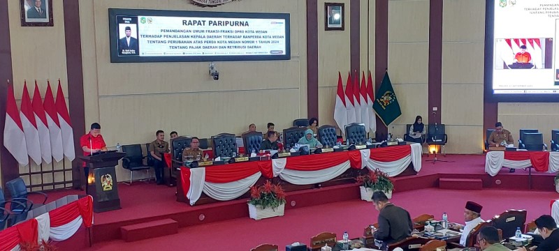 Fraksi PDI P DPRD Medan Sorot Keterlambatan Pengajuan Perubahan Perda No 1 Tahun 2024