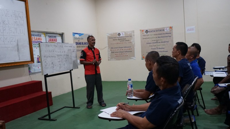 Lapas Kelas I Medan Bantu WBP Belajar Membaca dan Menulis