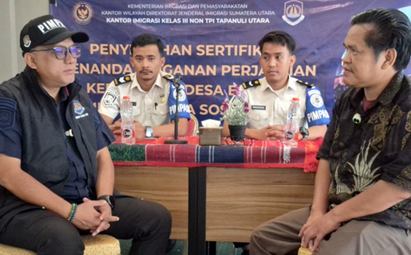 Dari Siborongborong, Imigrasi &ldquo;Memborong&rdquo; Lima Desa Binaan