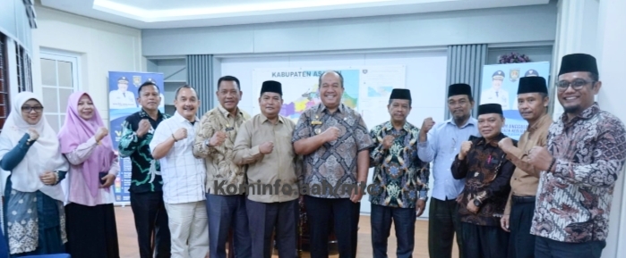 Bupati Asahan Terima Audensi Panitia Wisuda IAIDU Angkatan Ke XXXVI