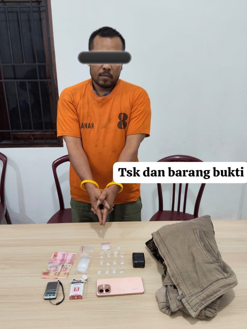 Polres Karo Tangkap Pengedar Sabu