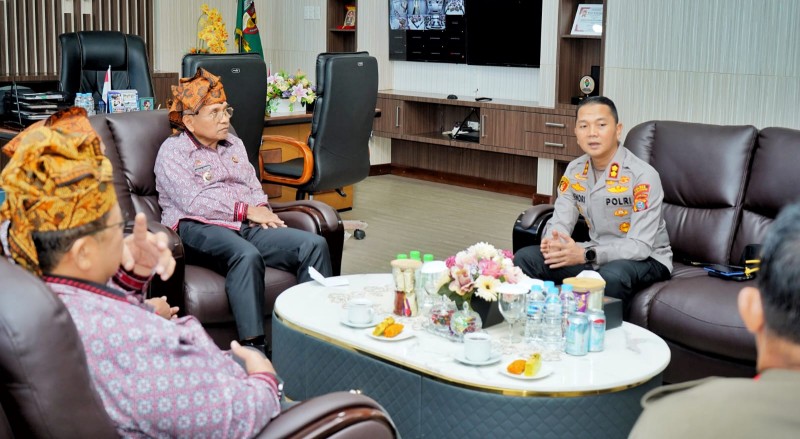 Perkuat Sinergi Kamtibmas dan Layanan Publik, Bupati Terima Kunker Kapolres Simalungun