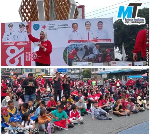 Peringatan HUT Ke 81 PMI Di Labuhanbatu Berlangsung Meriah