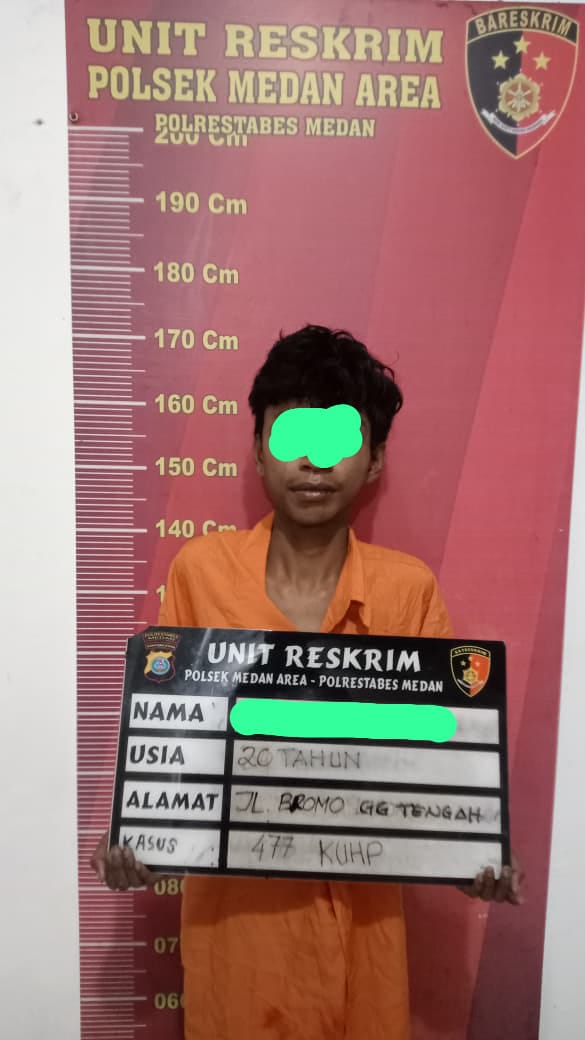 Polsek Medan Area Ringkus Target Operasi Pencurian di Bromo