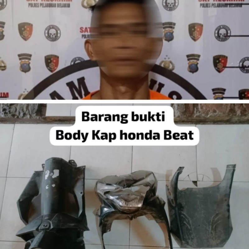 Reskrim Polres Belawan Bekuk Maling Motor