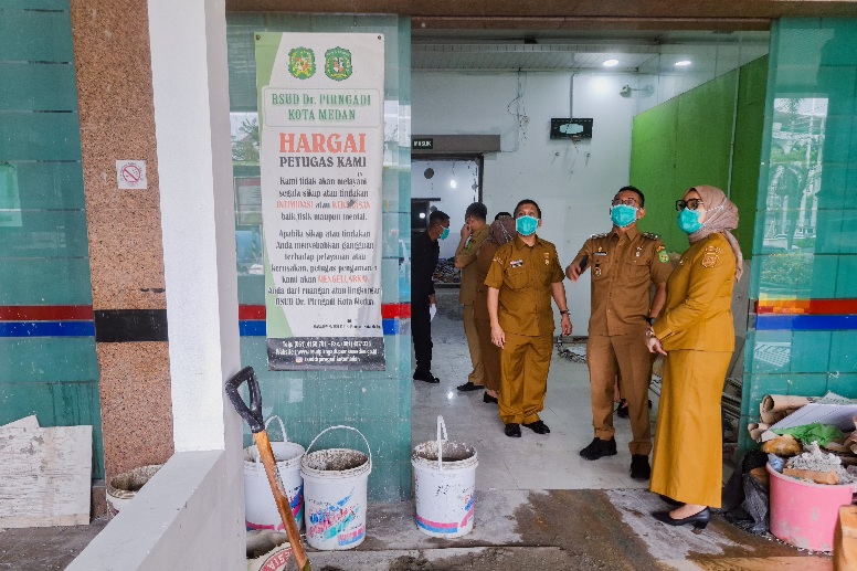 Zakiyuddin Harahap Cek Langsung Renovasi IGD RSUD Dr Pirngadi, Fasilitas Diperluas dan Dimodernisasi