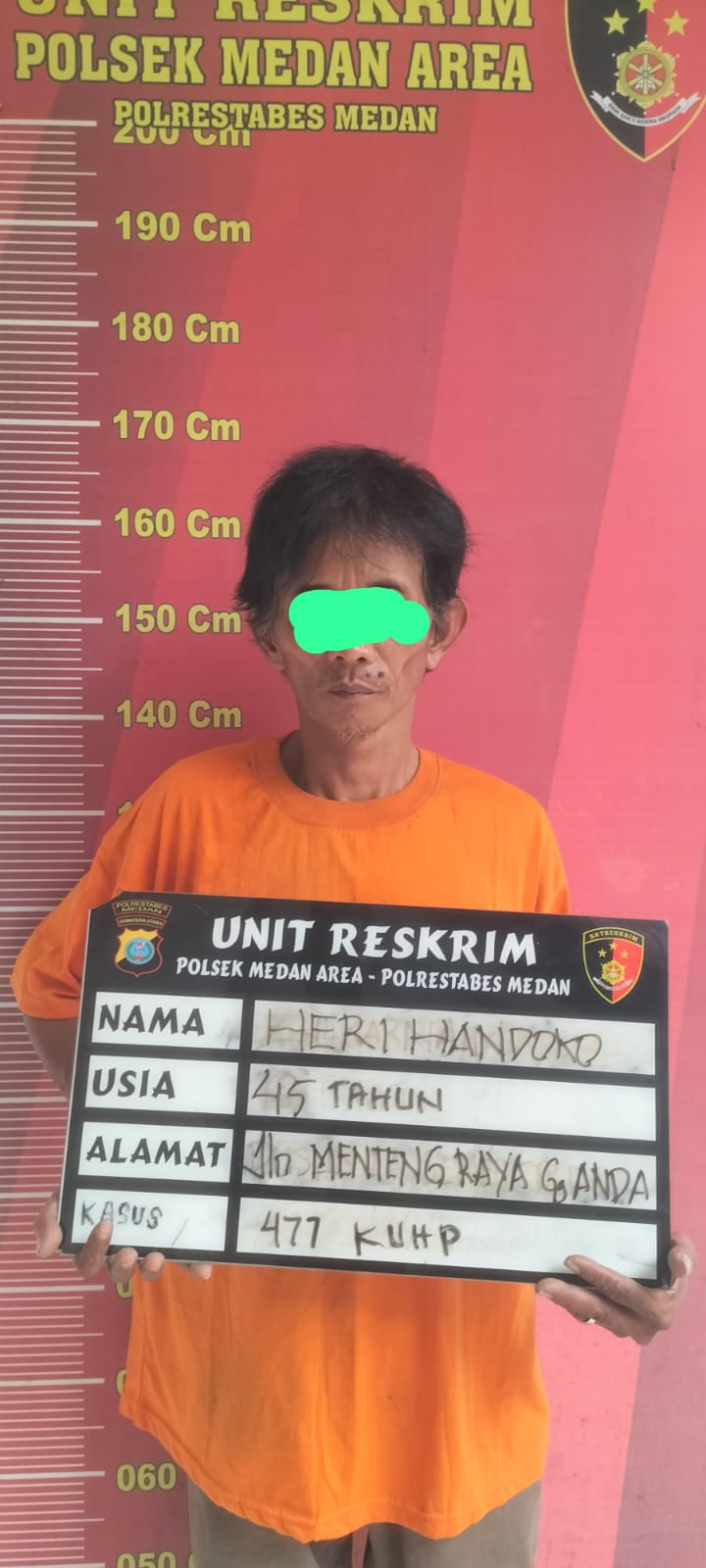 Polsek Medan Area  Tangkap Maling Gudang Ekspedisi, Satu Buron