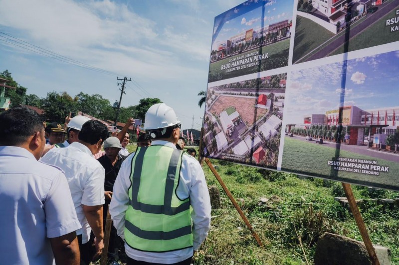 RSUD Hamparan Perak Mulai Dibangun, Akses Kesehatan Makin Dekat