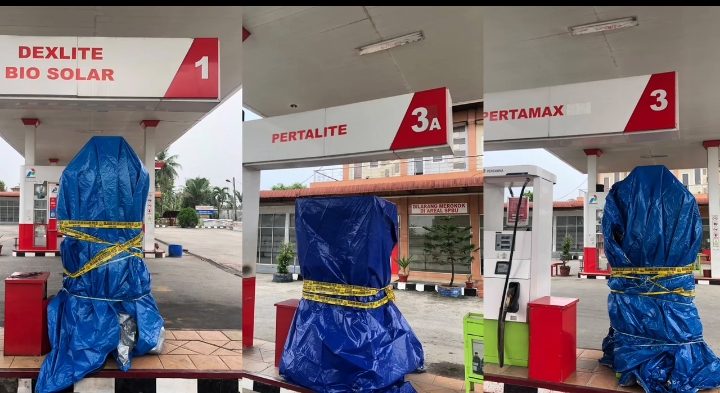 Kurangi Takaran, Polda Sumut Segel SPBU Suka Damai Sergai