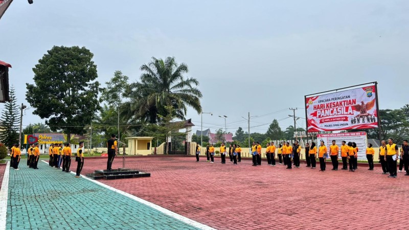 Wakapolres Simalungun Tegaskan Dukungan Penuh terhadap Kebijakan Baru Kapolri dalam Apel Pagi Personel