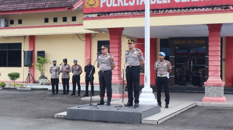 Kapolresta Deli Serdang Baru Tegaskan Komitmen Pelayanan