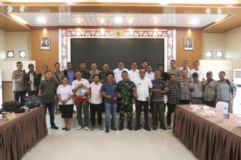 Kapolres Simalungun Pimpin Rakor Percepatan Penyelesaian Sengketa Lahan Sidallogan, Hasilkan Kesepakatan Damai Lewat Mekanisme GTRA